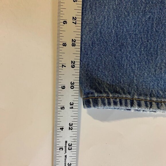 Levi's Men's 501 Classic 5 Pocket Cotton Denim Straight Leg Denim Jeans SIze 38 - Picture 13 of 13